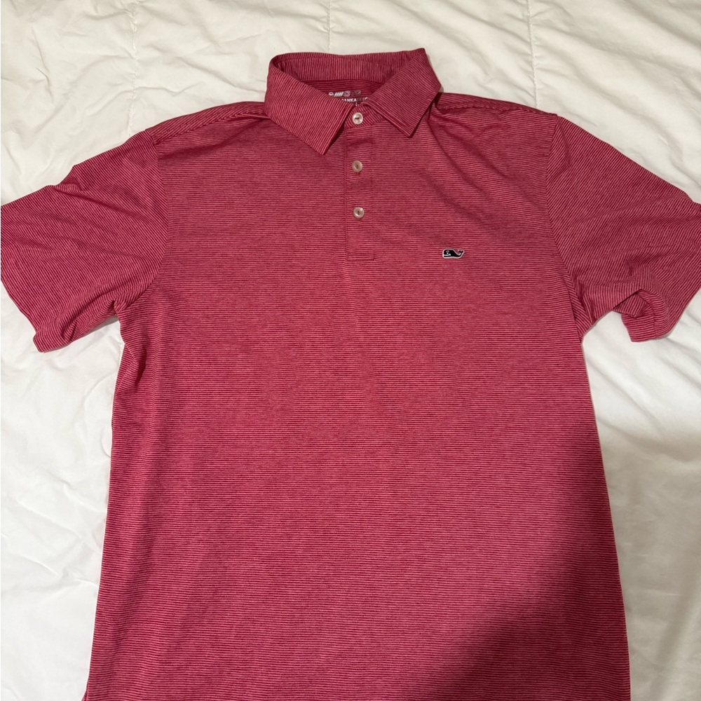 Vineyard Vines Classic Red Polo Shirt